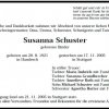 Binder Susanna 1921-2005 Todesanzeige